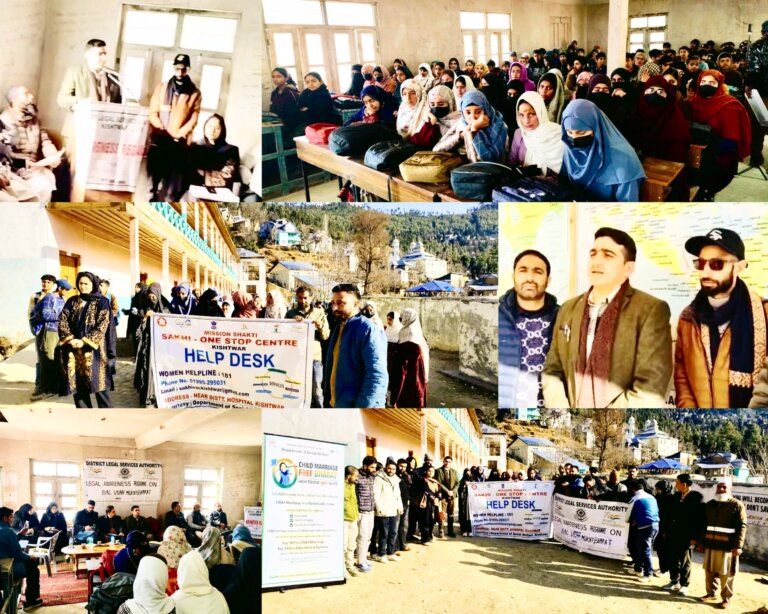 DLSA Kishtwar Organises Awareness Programm on Bal Vivah Mukht Bharat Campaign at HSS Binoon
