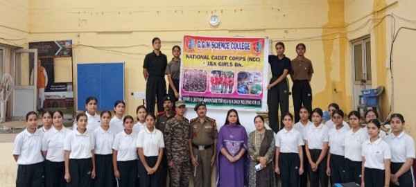 NCC Senior Wing Enrollment Drive Successfully Conducted at GGM Science College Jammu