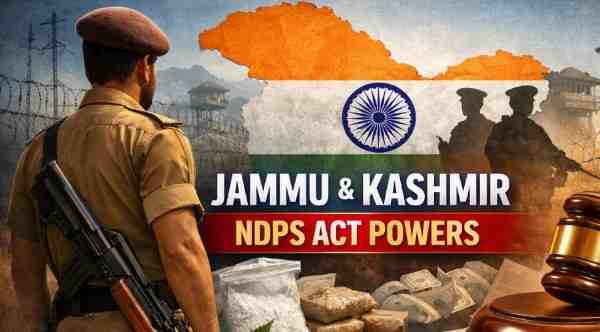 Jammu Kashmir Government Authorises More Officers to Exercise Powers Under NDPS Act