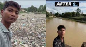 20-Year-Old BSc Student  Bittu Tabahi Takes on Polluted Ajnaar River, Cleans It With His Own Money