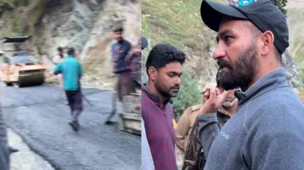 MLA Mehraj Malik Raises Concern Related to Blacktopping of Chatroo-sinthan Road