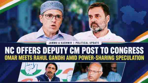 NC Offers Deputy CM Post to Congress, Omar Meets Rahul Gandhi Amid Power-Sharing Speculation