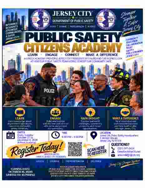 Jersey City Free Public Library Partners With Jersey City Police Department for ‘Books & Badges’ Reading and Discussion Series
