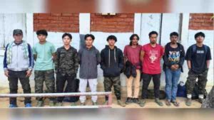17 Arrested in Joint Security Operation at Kuki Insurgent Camp in Manipur