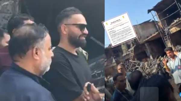MLA Mehraj Malik Seeks Compensation for Fire-Hit Traders, Demands Probe into Alleged Fire Service Delay