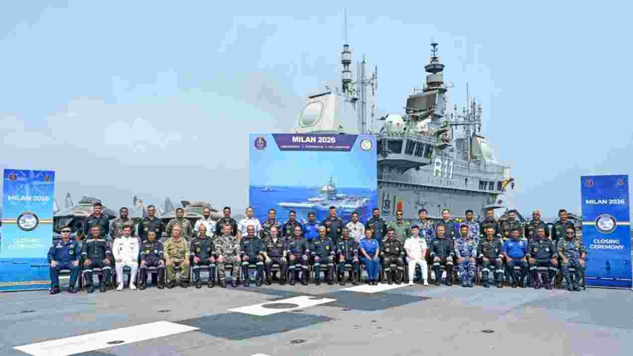 Indian Navy’s week-long maritime exercise Milan 2026 Concludes With Record Participation