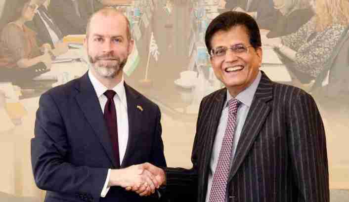 Union Minister Piyush Goyal Met With Uk Trade Secretary to Accelerate FTA Talks