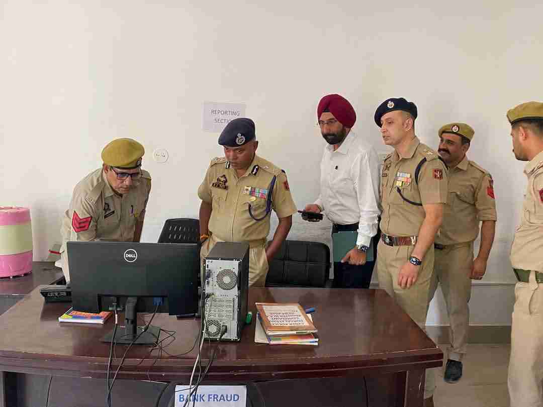 IGP Jammu Zone inspects Cyber Police Station Jammu Zone