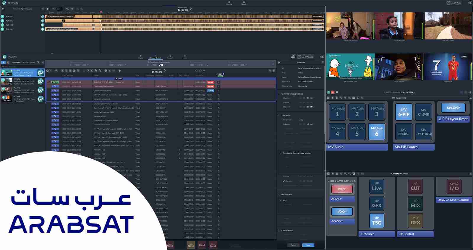 Arabsat & Grass Valley Introduce New Cloud-Based Playout Services – Broadcast Innovation in MENA