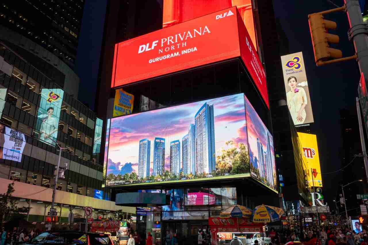 DLF Lights Up Times Square: Unveiling of 'Privana North' Marks Bold New Chapter in Real Estate Branding
