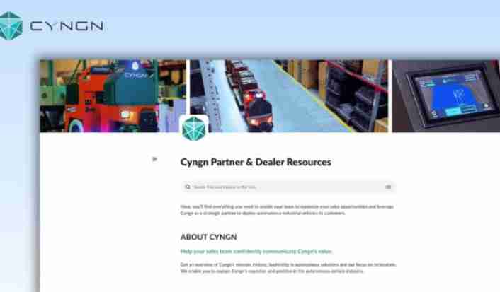 Cyngn Launches Dealer Portal to Facilitate the Scaled Expansion of Its Dealer Network