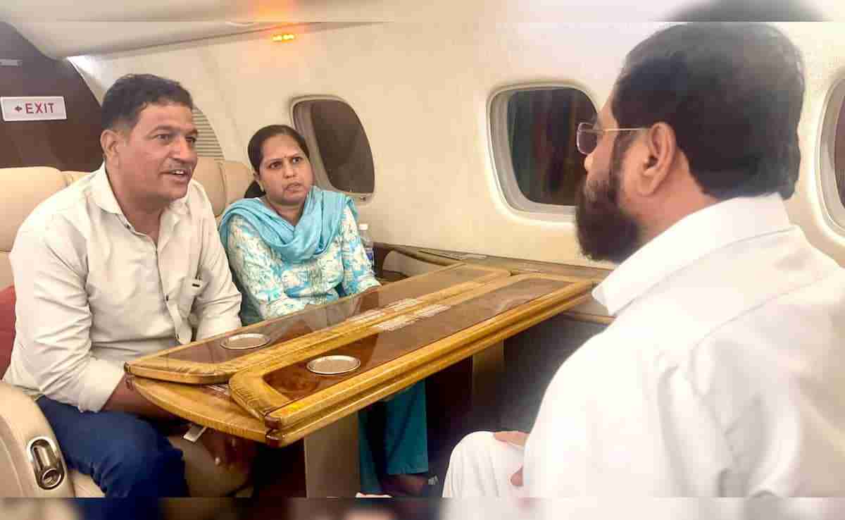 Eknath Shinde Stuck At Airport For Hour As Pilot Refuses To Fly After Duty Hours