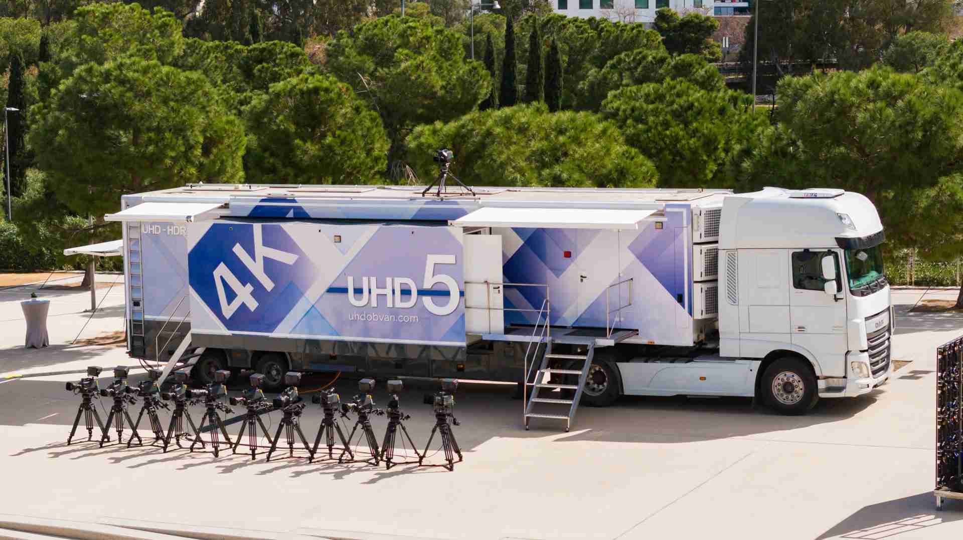 Greece’s First Fully Operational 4K UHD OB Truck Powered by Grass Valley