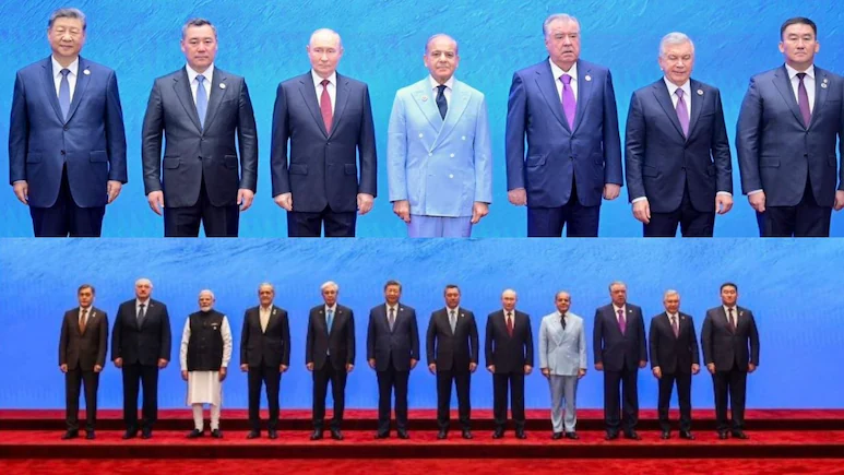 Pakistan PM Office Crops SCO Summit Photo, Places Shehbaz Sharif at Centre