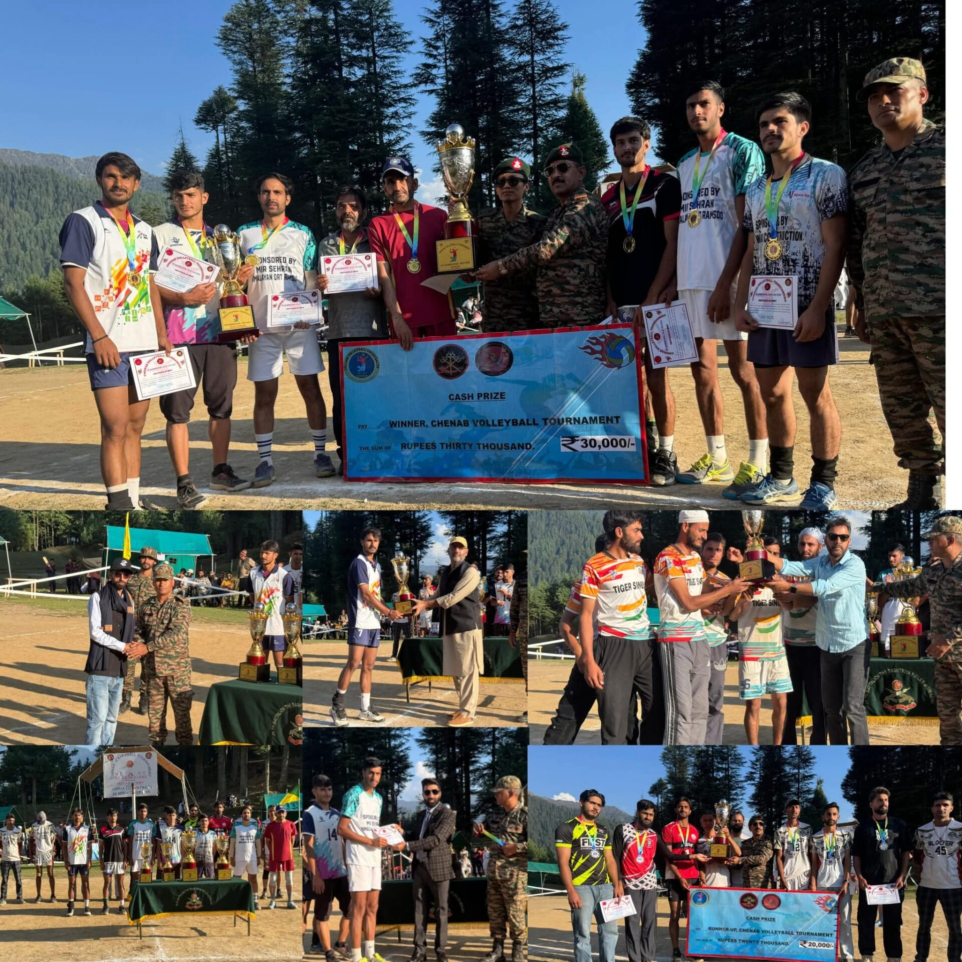 26th RR Chenab Valley Volleyball Tournament 2025 successfully concluded with Lion Club Chilly’s impressive victory at Devigoal Bunjwah