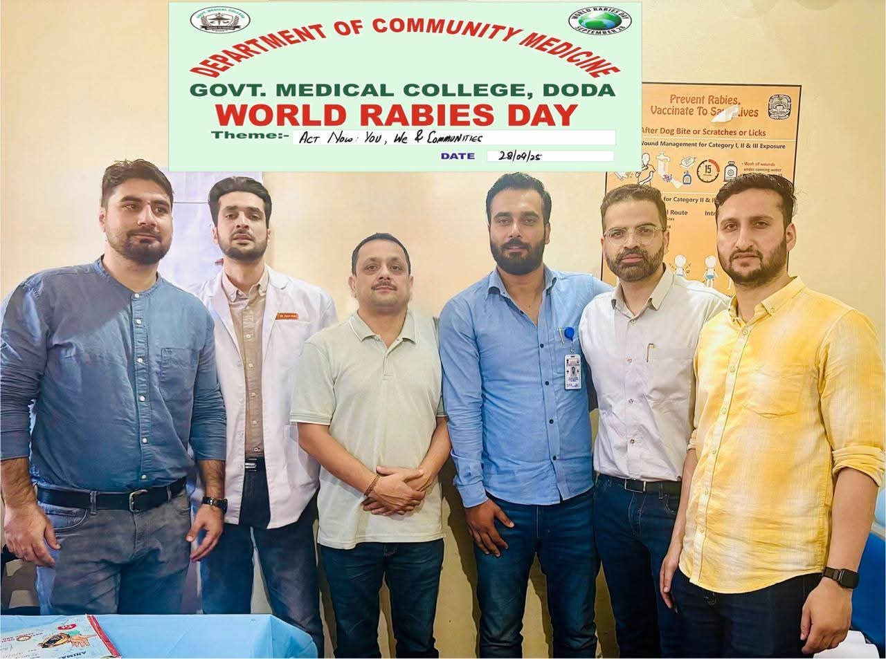 World Rabies Day Observed at GMC Doda