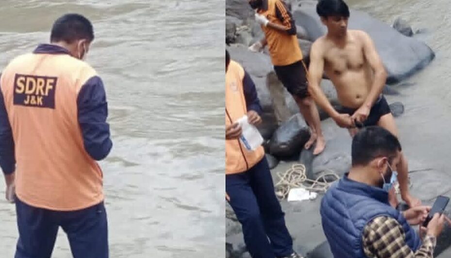 Unidentified Male Body Recovered from Chenab River in Doda