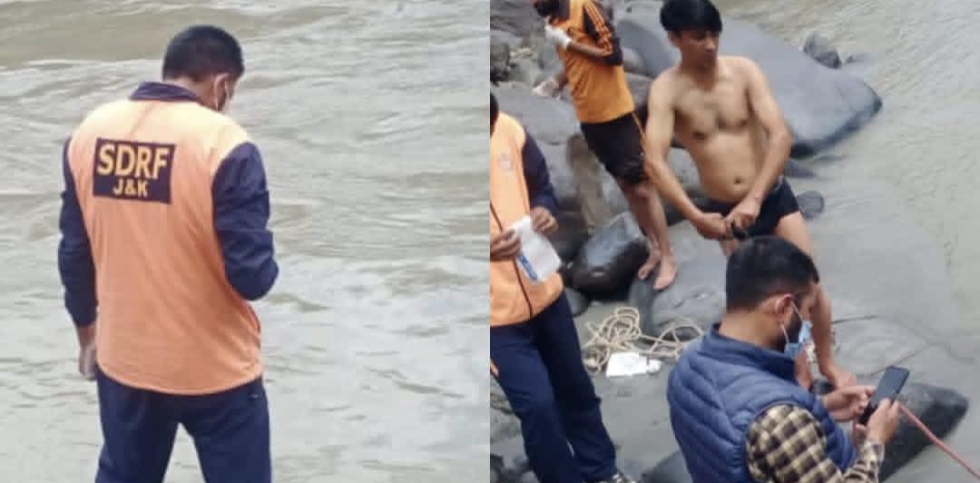 Unidentified Male Body Recovered from Chenab River in Doda