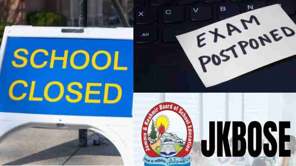 J&k: Amid Heavy Rains, Schools Closed & Exams Postponed Across Jammu Division