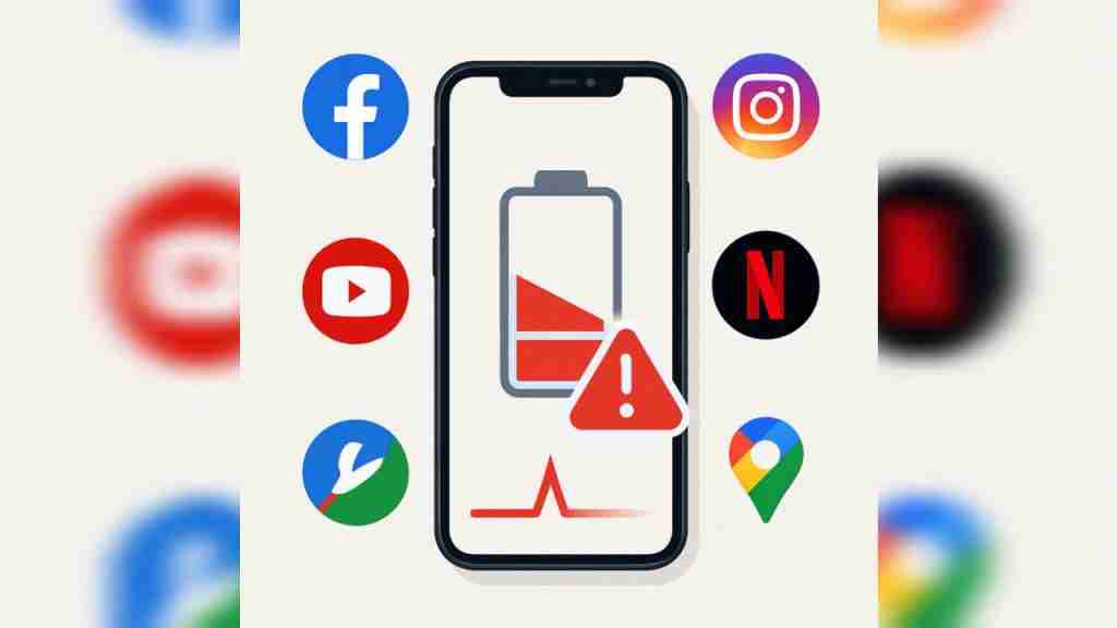 10 Worst Apps That Rapidly Drain Your Phone’s Battery