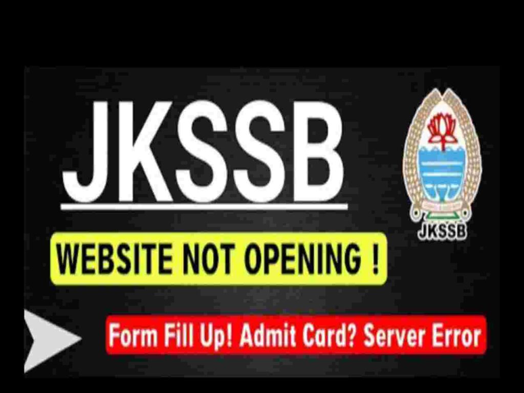 JKSSB Aspirants Furious as Web Portal Fails Despite Crores Collected in Fees