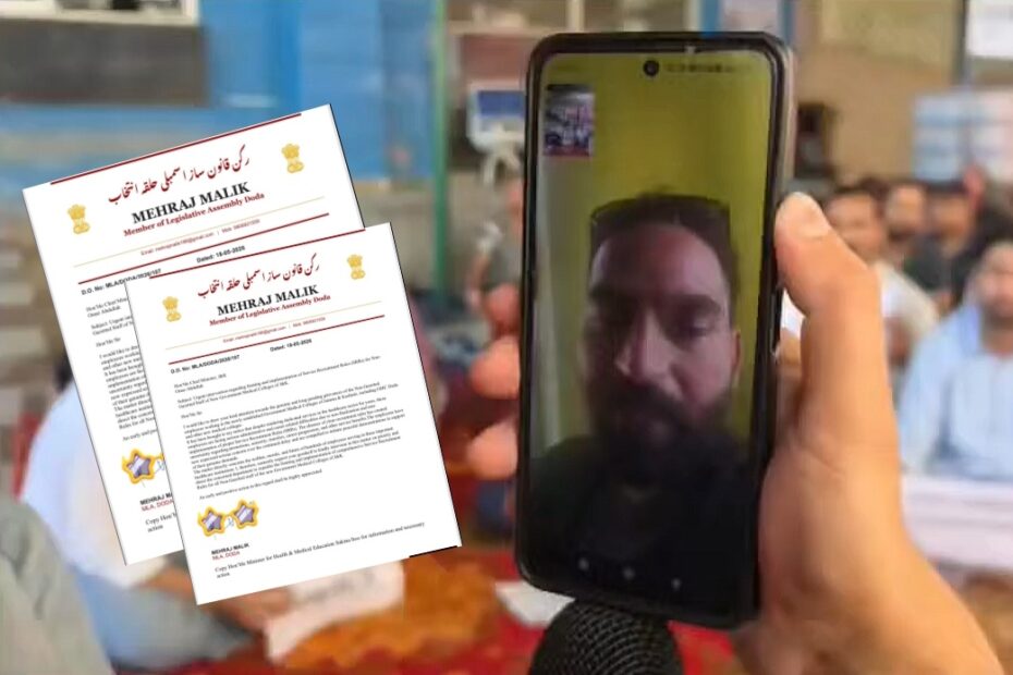MLA Mehraj Malik Raises Non-Gazetted Staff Recruitment Rules Issue With Omar Abdullah, Assures Protesting Employees
