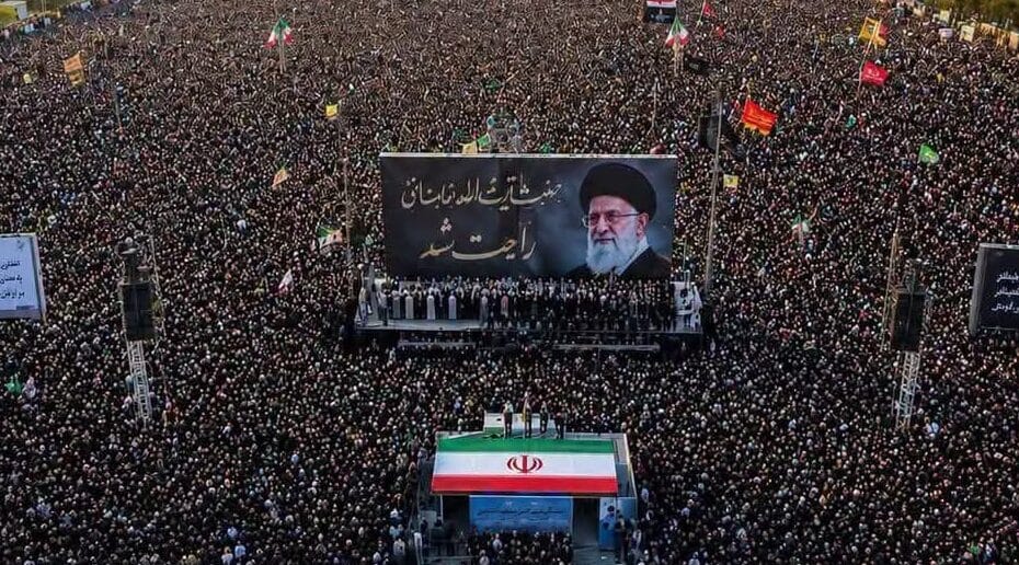 ‘Kill DonaldTrump’ Banners, ‘Revenge’ Chants Mark Supreme Leader Ayatollah Ali Khamenei Funeral in Tehran