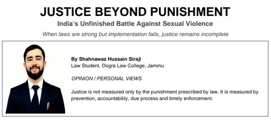 Justice Beyond Punishment: India’s Unfinished Battle Against Sexual Violence