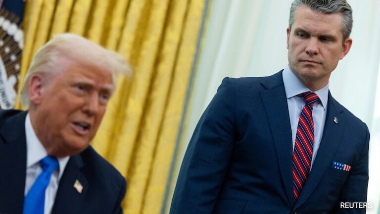 Donald Trump Says Pete Hegseth First Suggested US Military Action Against Iran