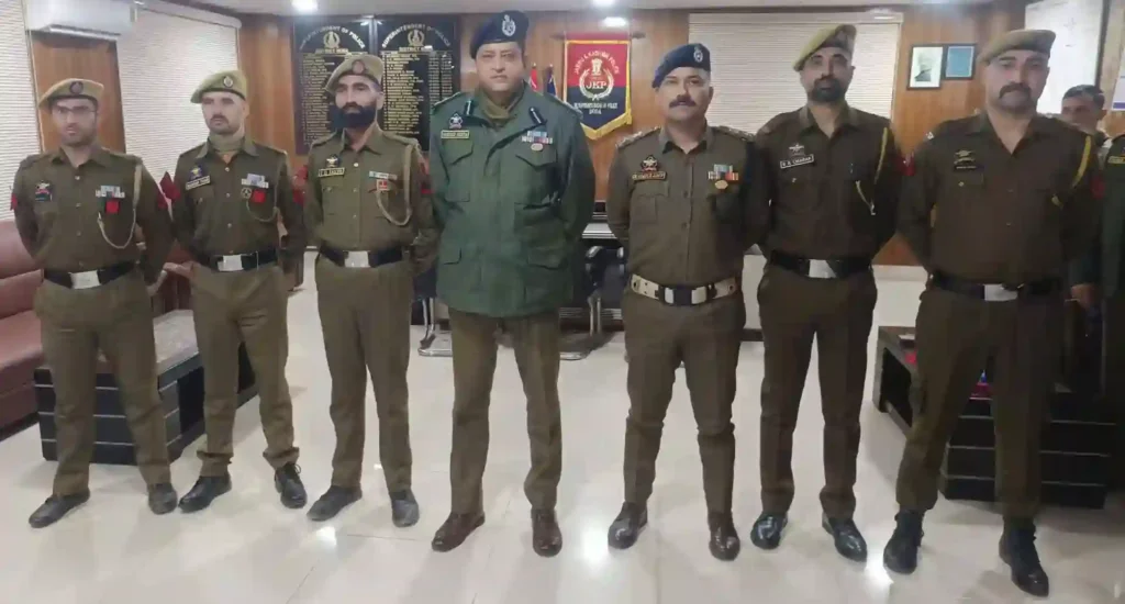 SSP Doda Holds Rank Ceremony of Newly Promoted Selection Grade Constables at DPO Doda
