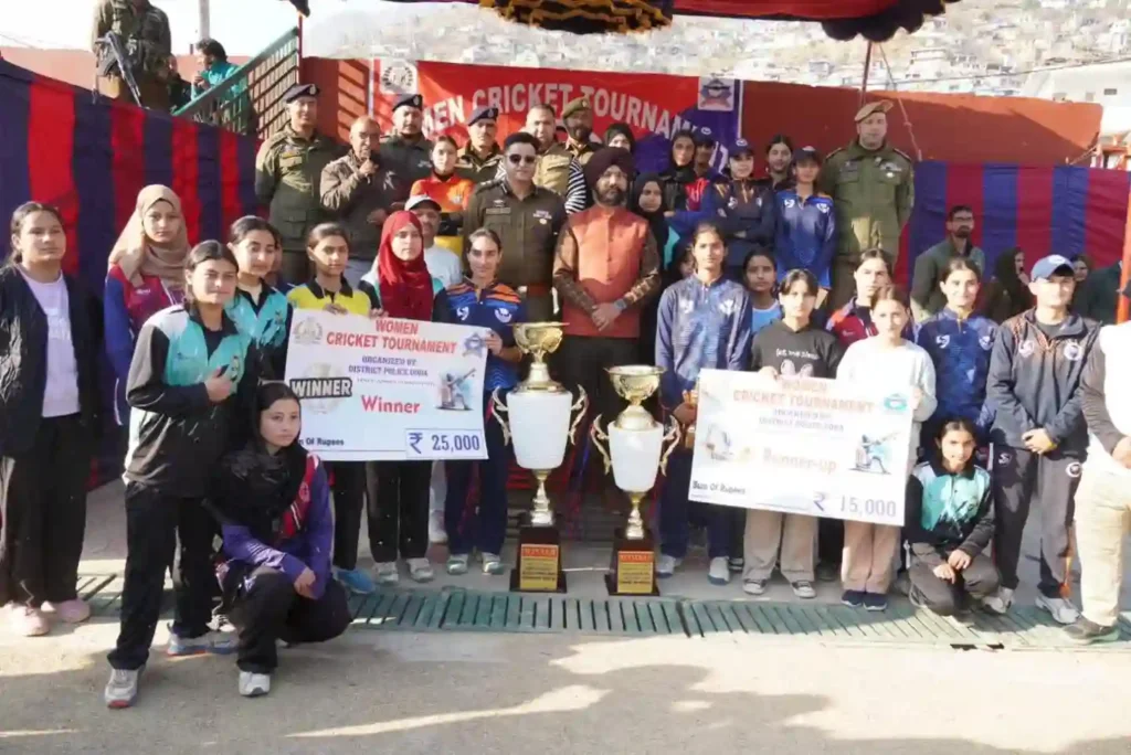 Doda Police Organises Women’s Cricket Tournament Finale under CAP 2025–26 at Sports Stadium Doda