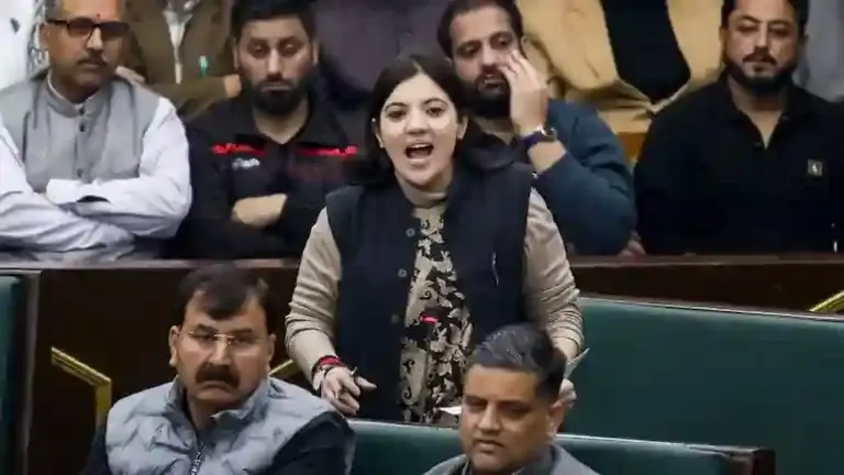 NC Members Thump Desks as BJP MLA Devyani Rana Delivers Maiden Speech in J&K Assembly