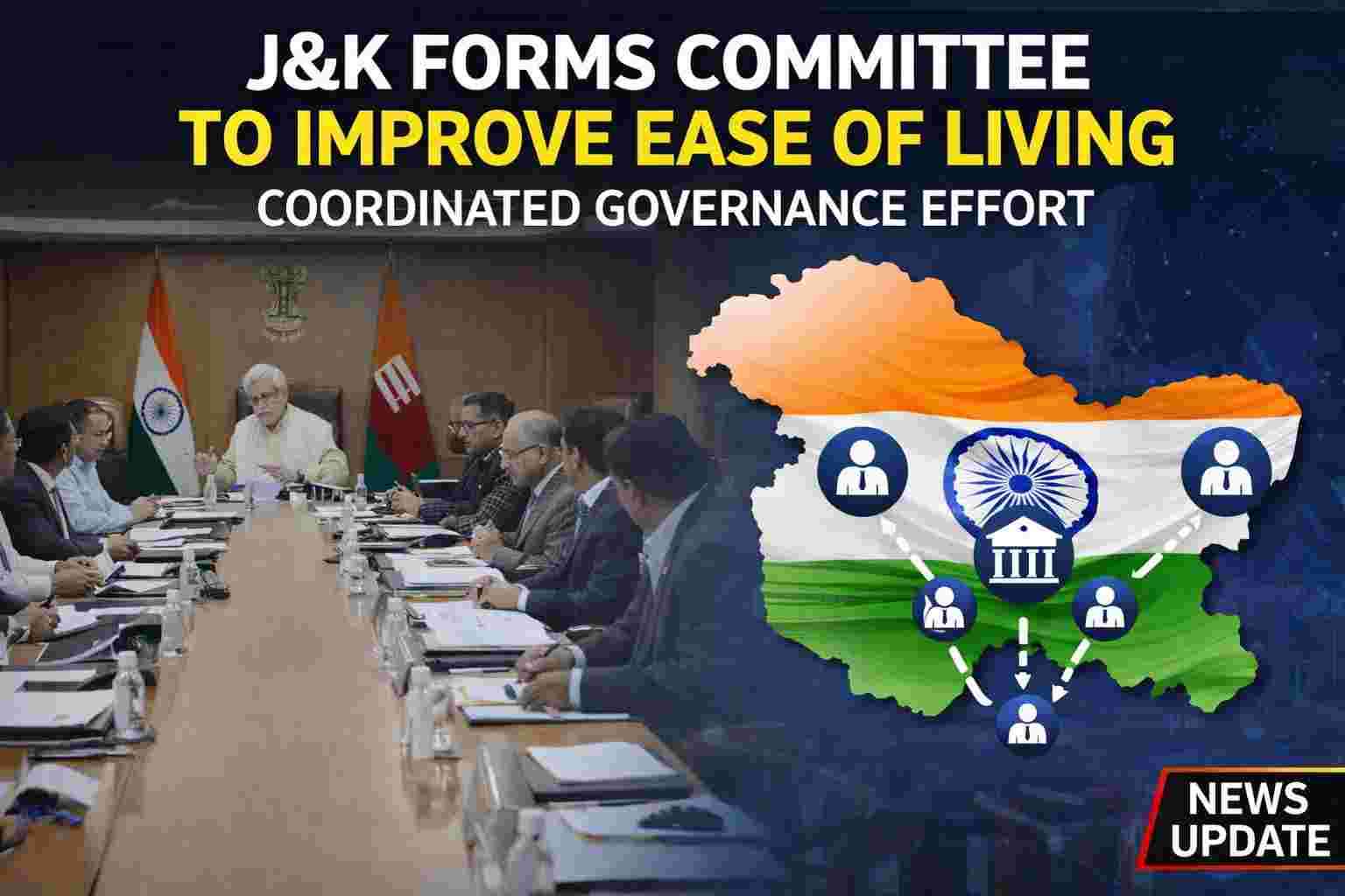 Jammu Kashmir Govt Constitutes Committee to Implement Whole-of-Government Approach for Ease of Living