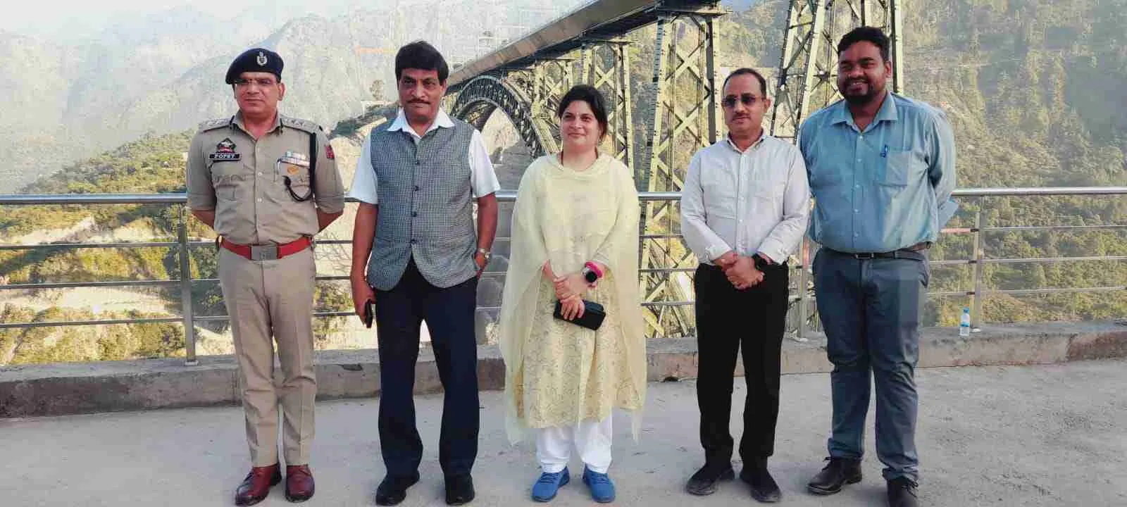 Jammu and Kashmir's CS Plans to Transform Reasi's World's Highest Rail Bridge Site into a Tourist Destination