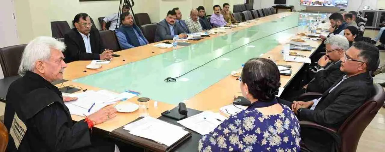 LG Manoj Sinha Addresses Citizens Grievances and Emphasizes Coordination