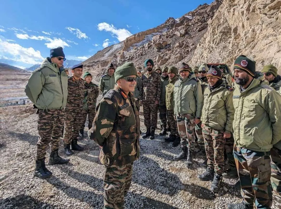 Northern Army Commander Reviews Infrastructure Projects in Ladakh to Boost Operational Capabilities