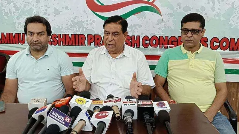 Congress Questions Process for Urban Local Body Elections in Jammu and Kashmir