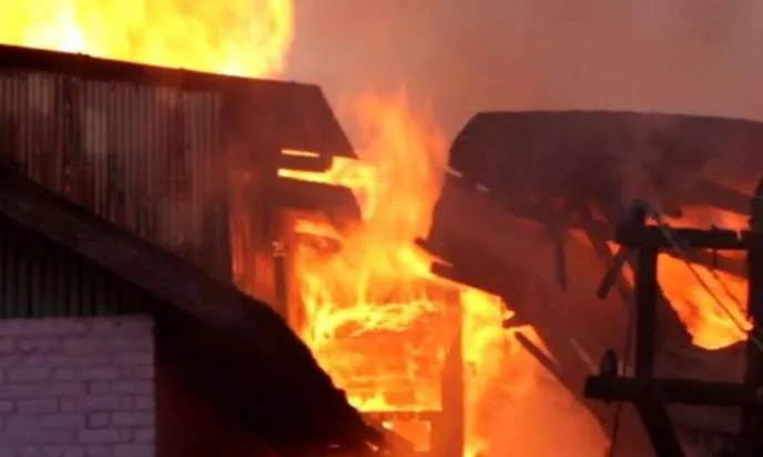 Overnight Blaze Devastates Three Stores, Firefighter Sustains Injuries