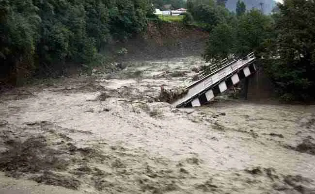 Flash Floods Wash Away Culvert on Jammu-Rajouri Highway