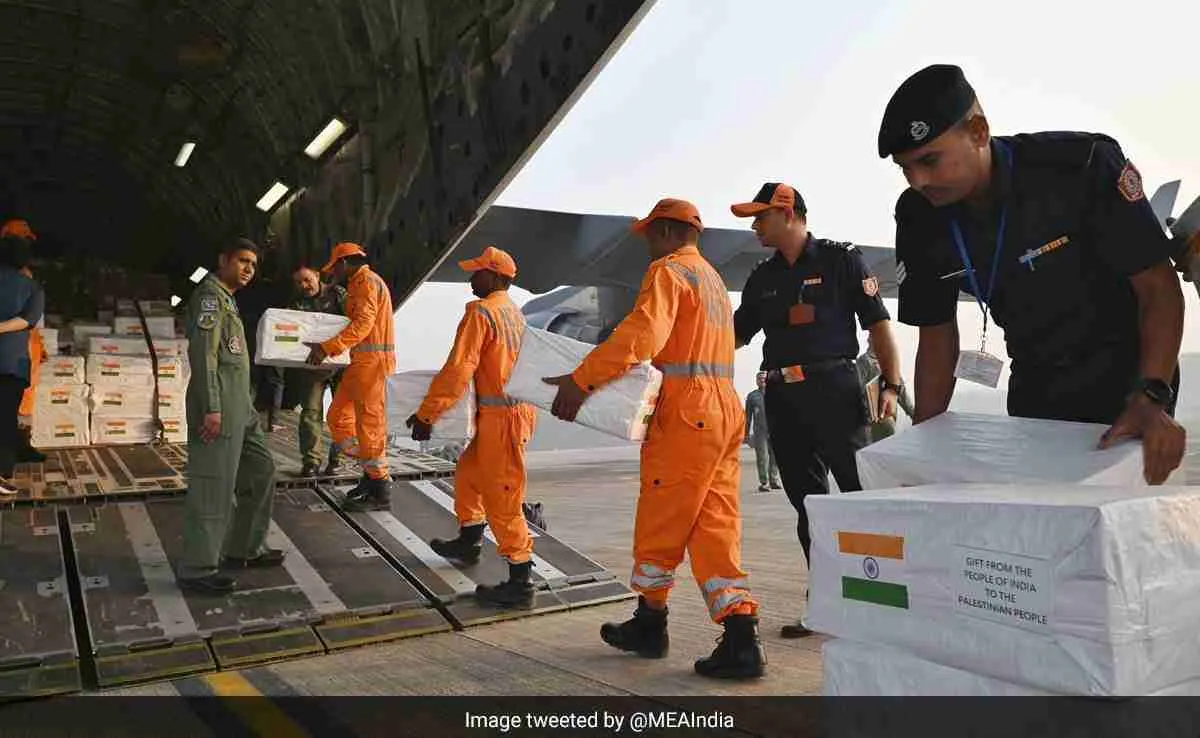 India Extends Aid to Gaza Amidst Ongoing Conflict