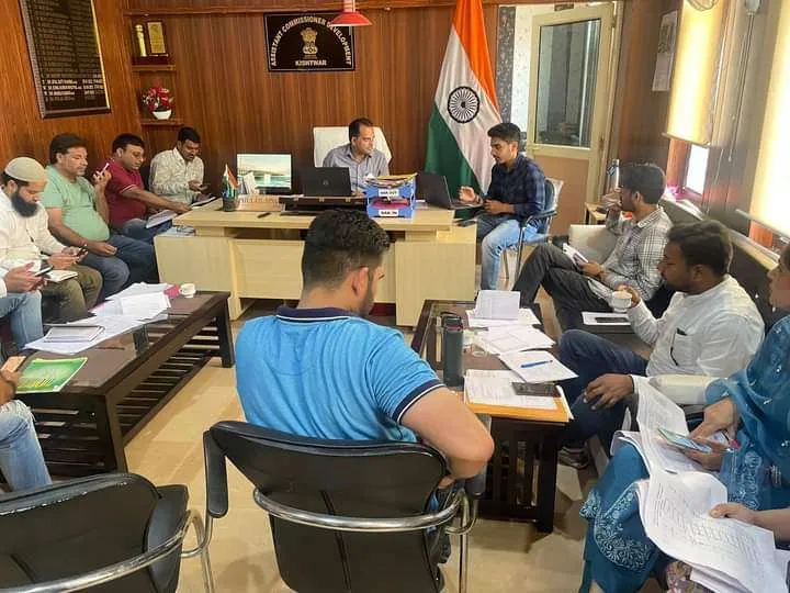 ACD Kishtwar Reviews Development Initiatives and Project Timelines