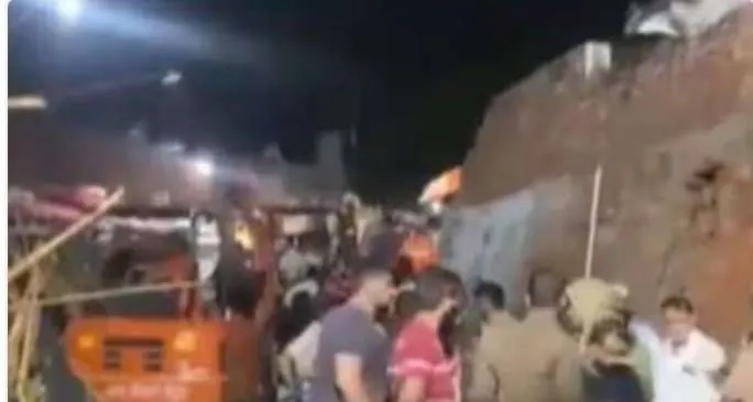 Nine Dead as Building Collapses Amid Floods in Uttar Pradesh's Meerut, Rescue Operations Underway