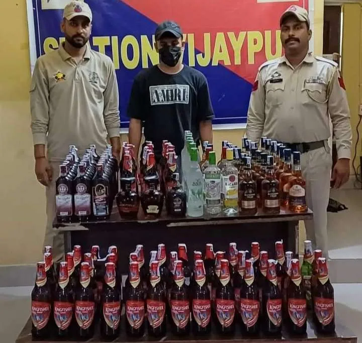 Police Arrest Bootlegger in Samba, Seize 123 Bottles of Illicit Liquor