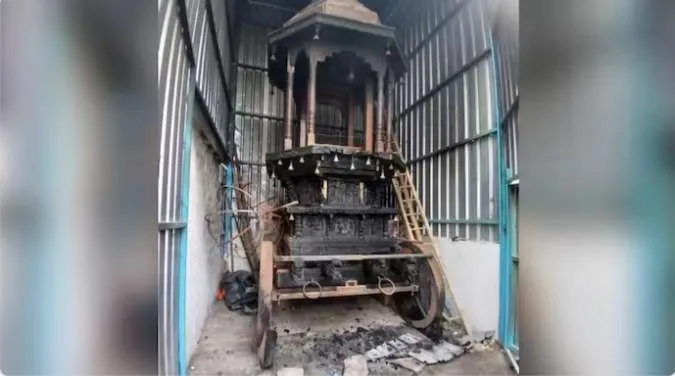 Temple Chariot Set on Fire in Andhra Pradesh, One Arrested