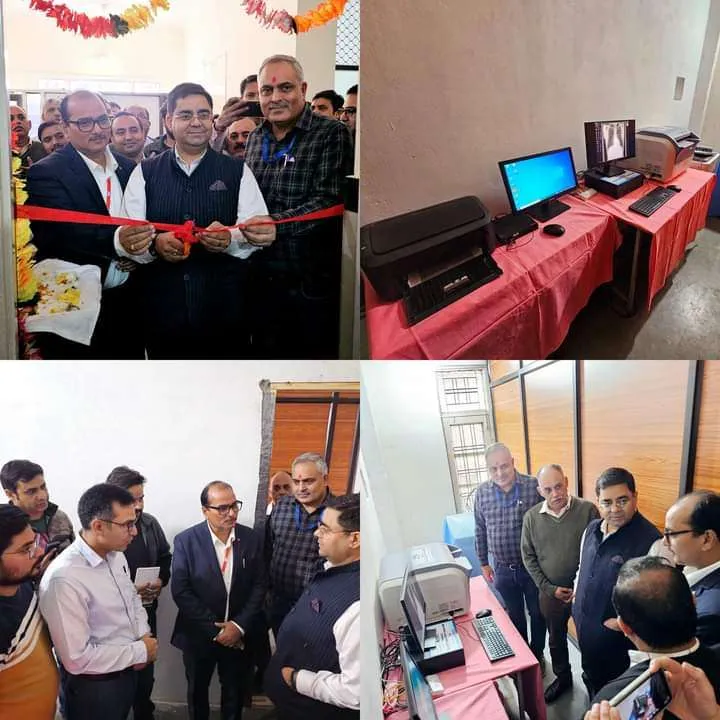 DC Kishtwar inaugurates CR X-Ray system at District Hospital Kishtwar OPD