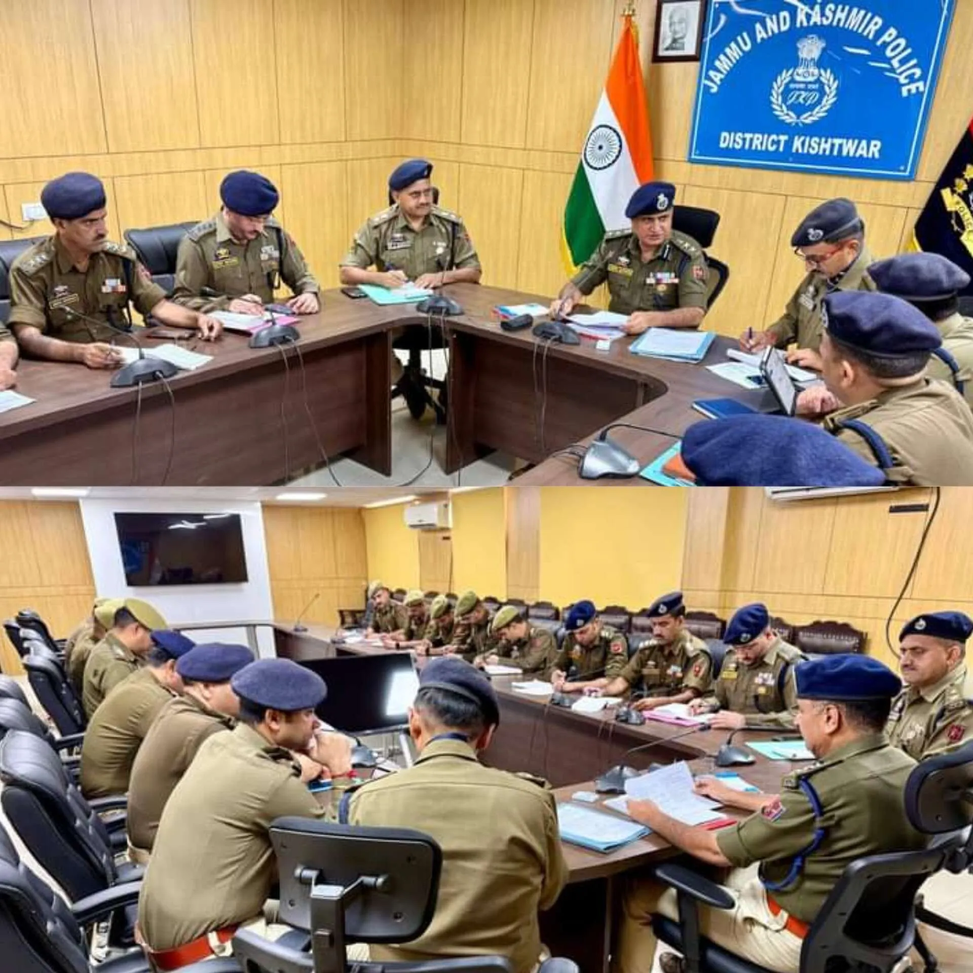 SSP Kishtwar Chairs District Level Police Conference At DPO Kishtwar