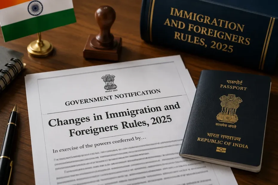 Home Ministry Amends Immigration and Foreigners Rules, 2025