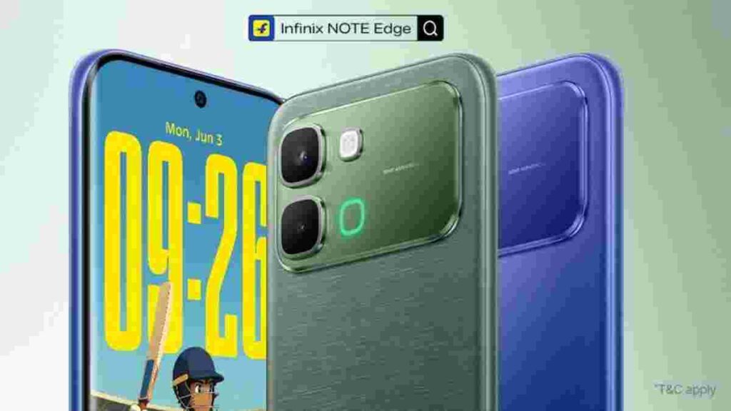 Infinix Note Edge 5G Launched in India with 1.5K Curved AMOLED, Dimensity 7100 and 6,500mAh Battery