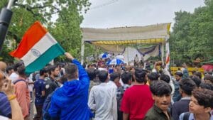 Cockroach Janta Party Reclaims Jantar Mantar, Says Protest To Continue, Police On Alert