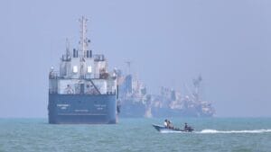 Oil Tanker Hit by ‘Unknown Projectile’ Near Strait of Hormuz, Fire Breaks Out